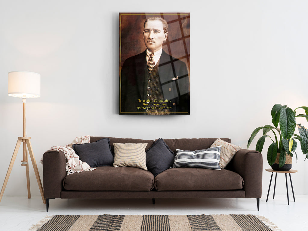 Atatürk Cam Tablo 158