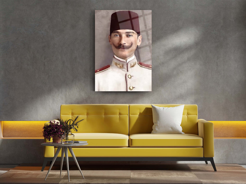 Atatürk Cam Tablo 100