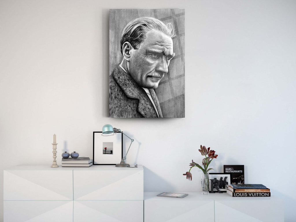 Atatürk Cam Tablo 80