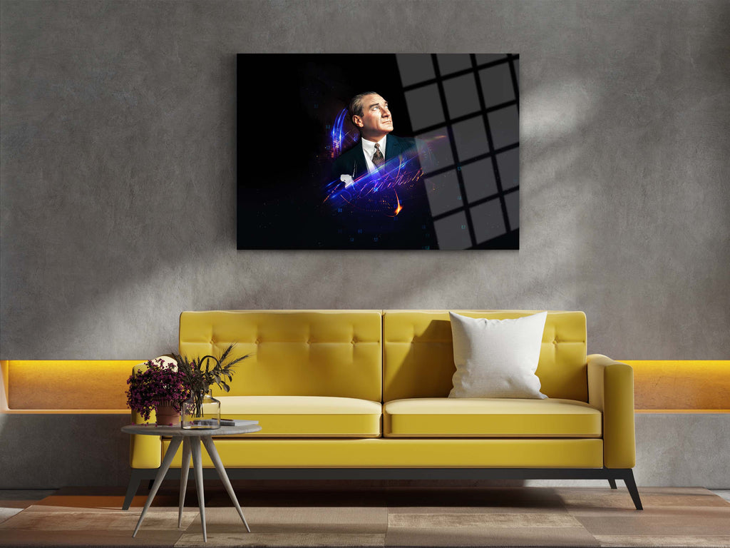 Atatürk Cam Tablo 74