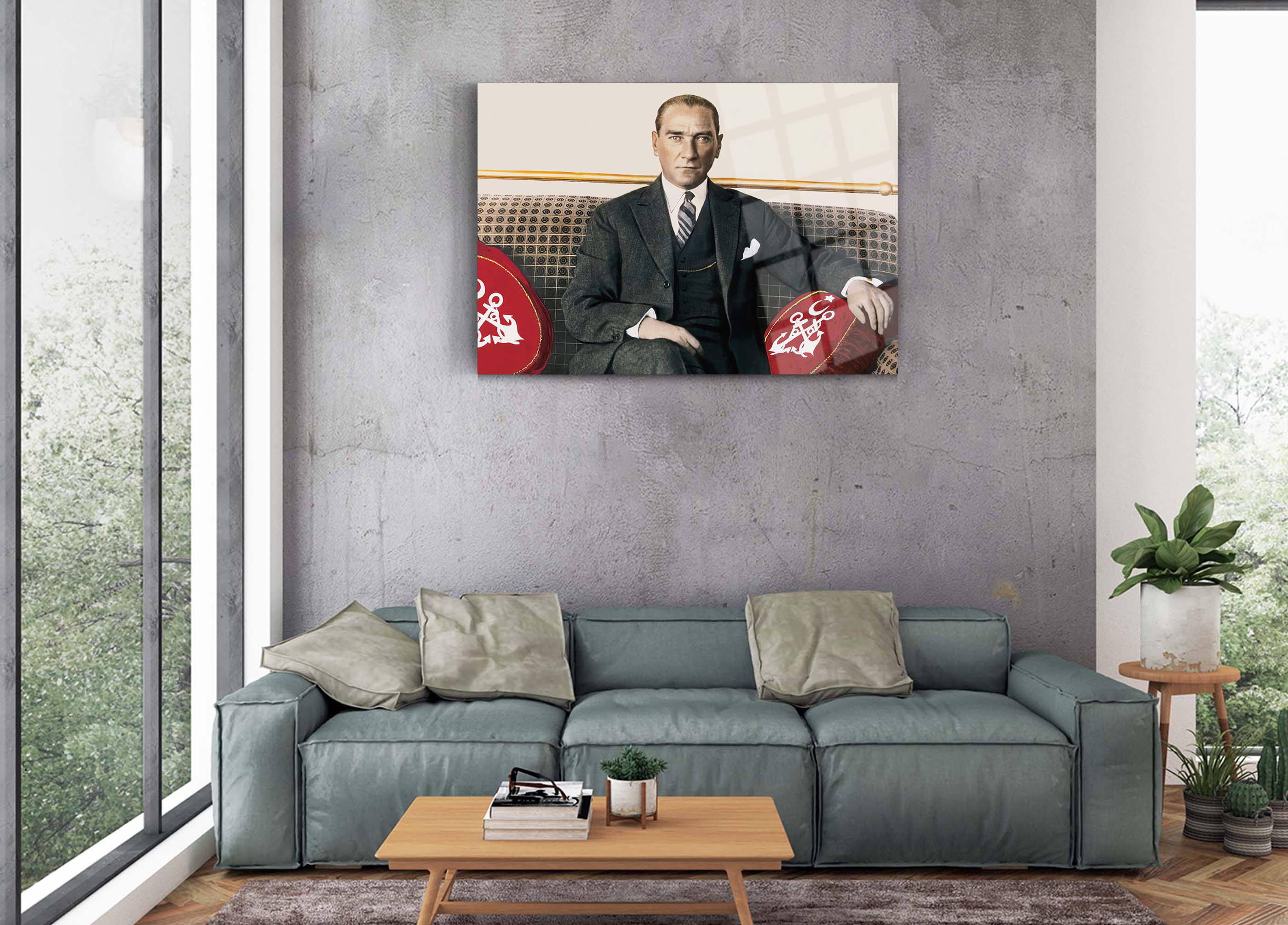 Atatürk Cam Tablo 92