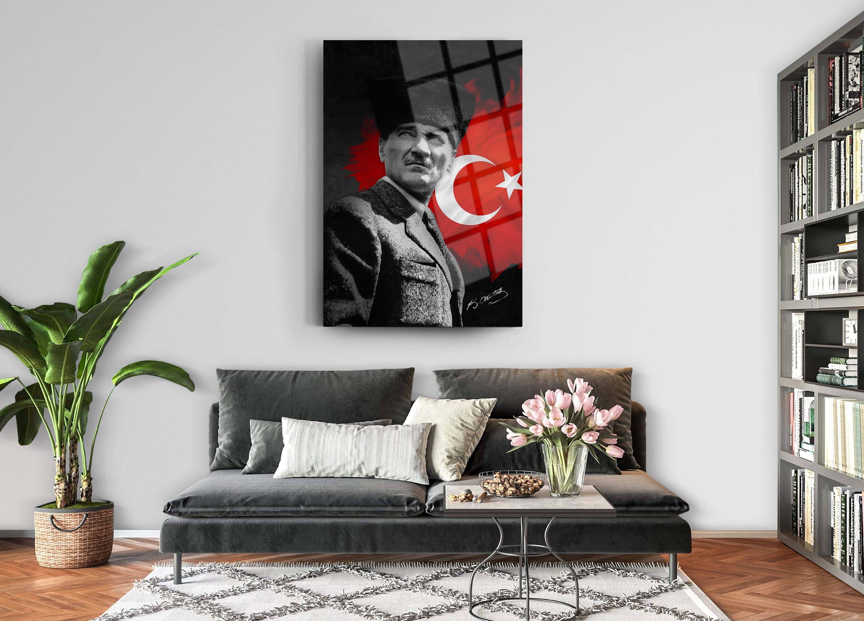 Atatürk Cam Tablo 63