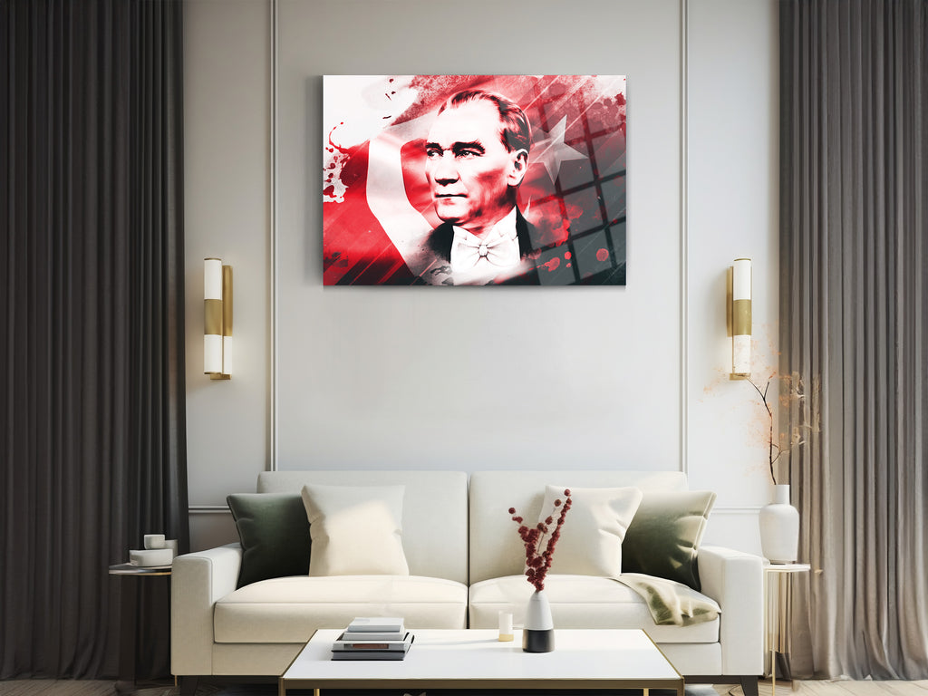 Atatürk Cam Tablo 106
