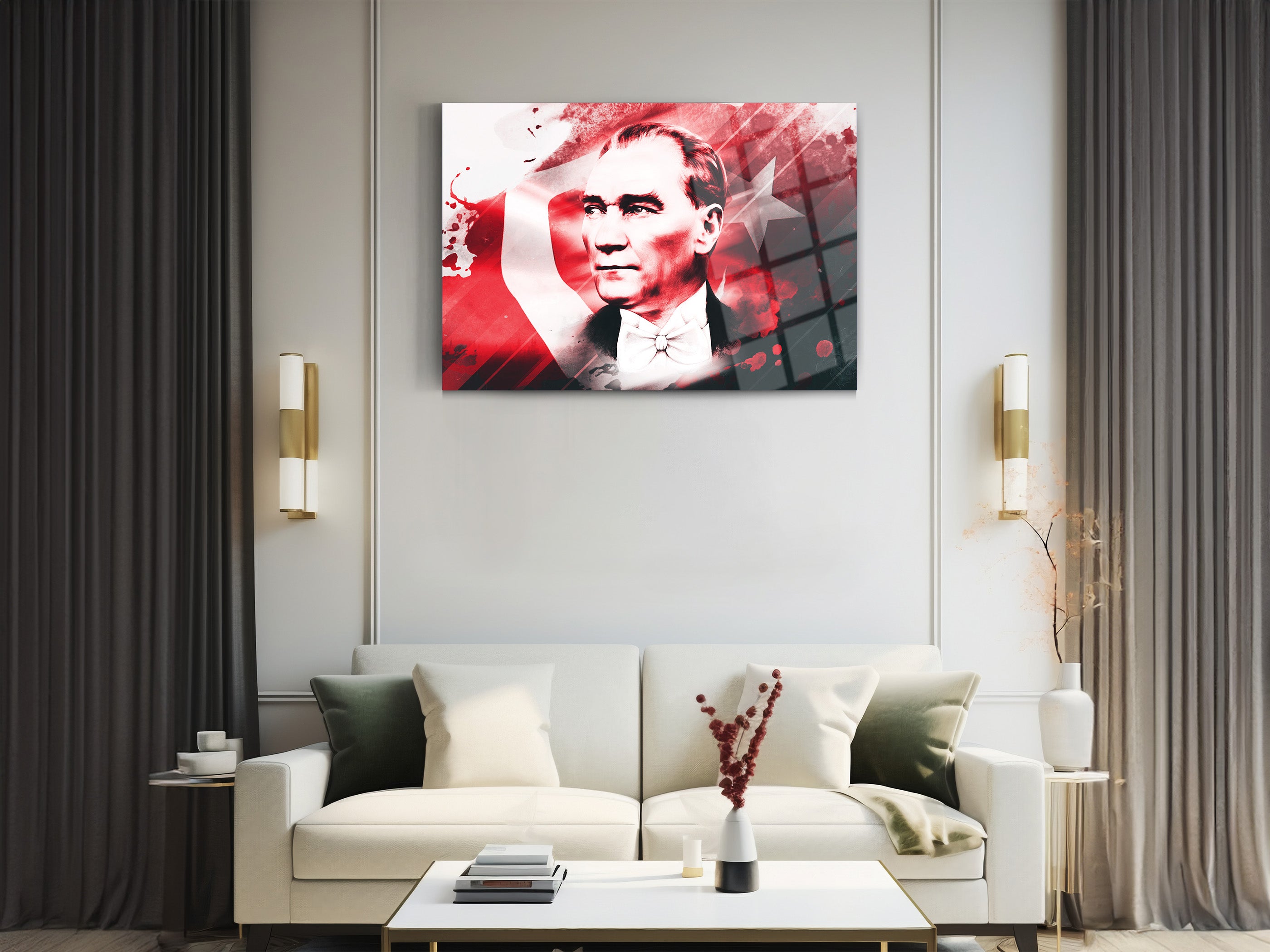 Atatürk Cam Tablo 106
