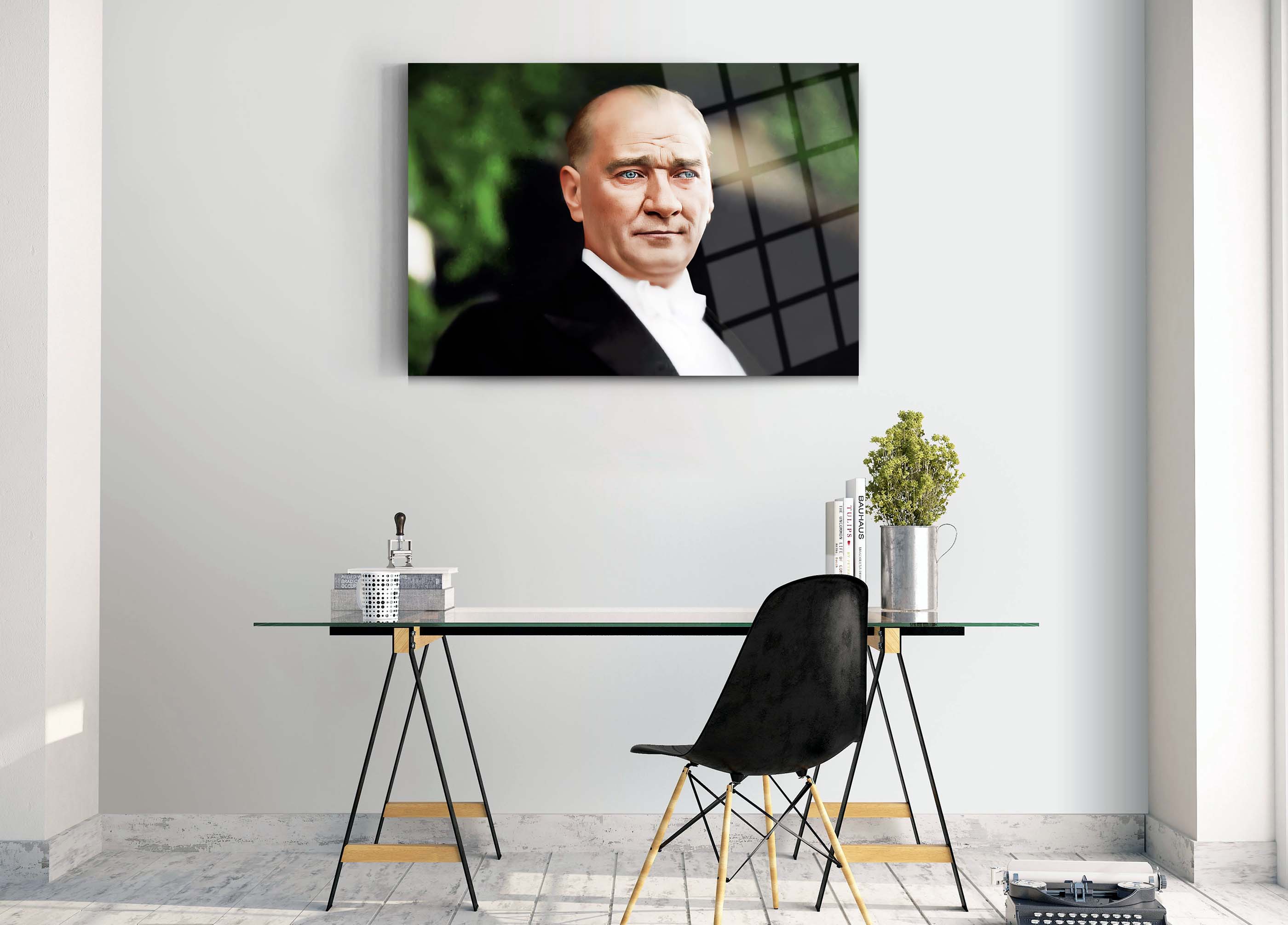 Atatürk Cam Tablo 95