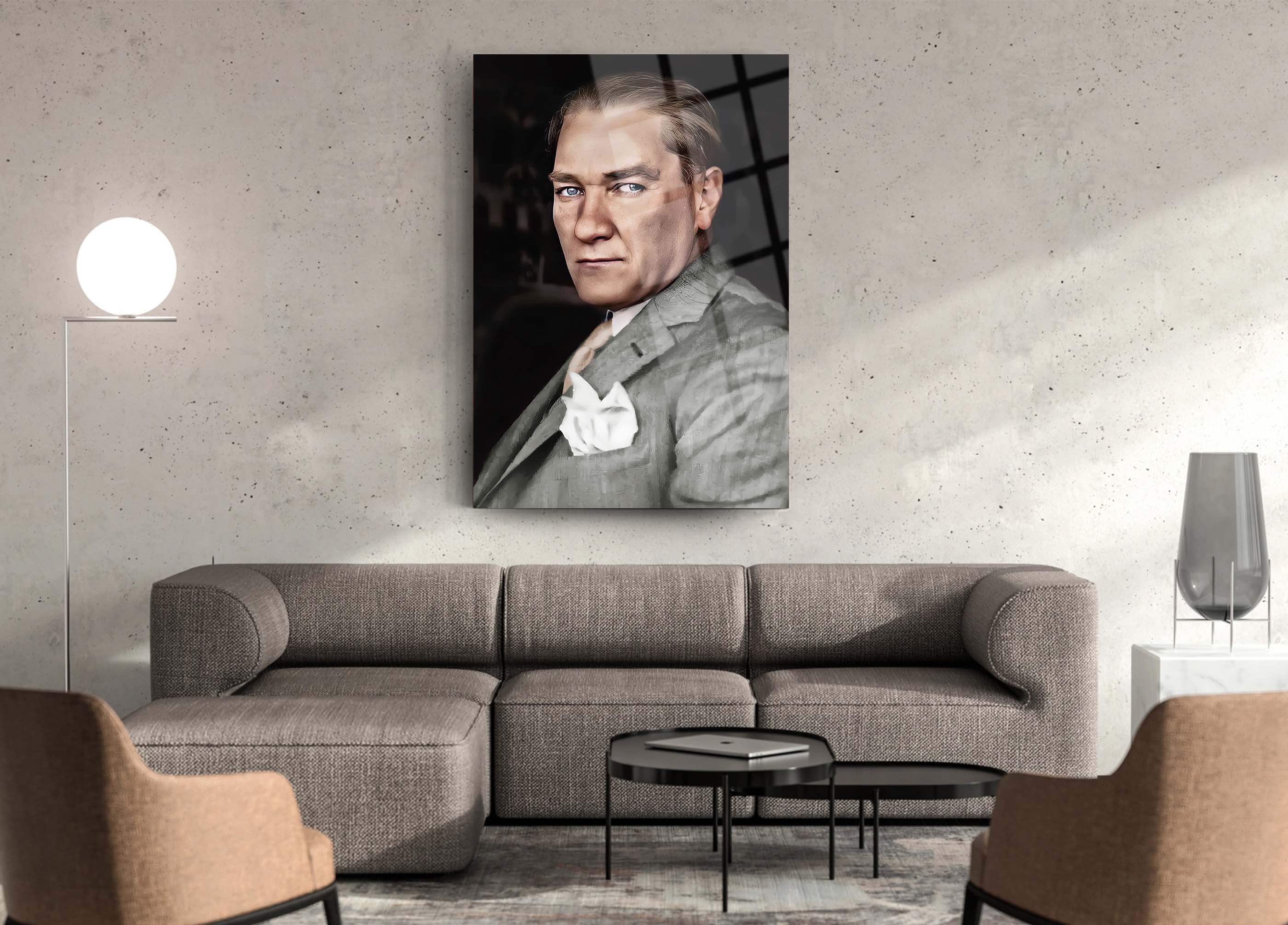 Atatürk Cam Tablo 96