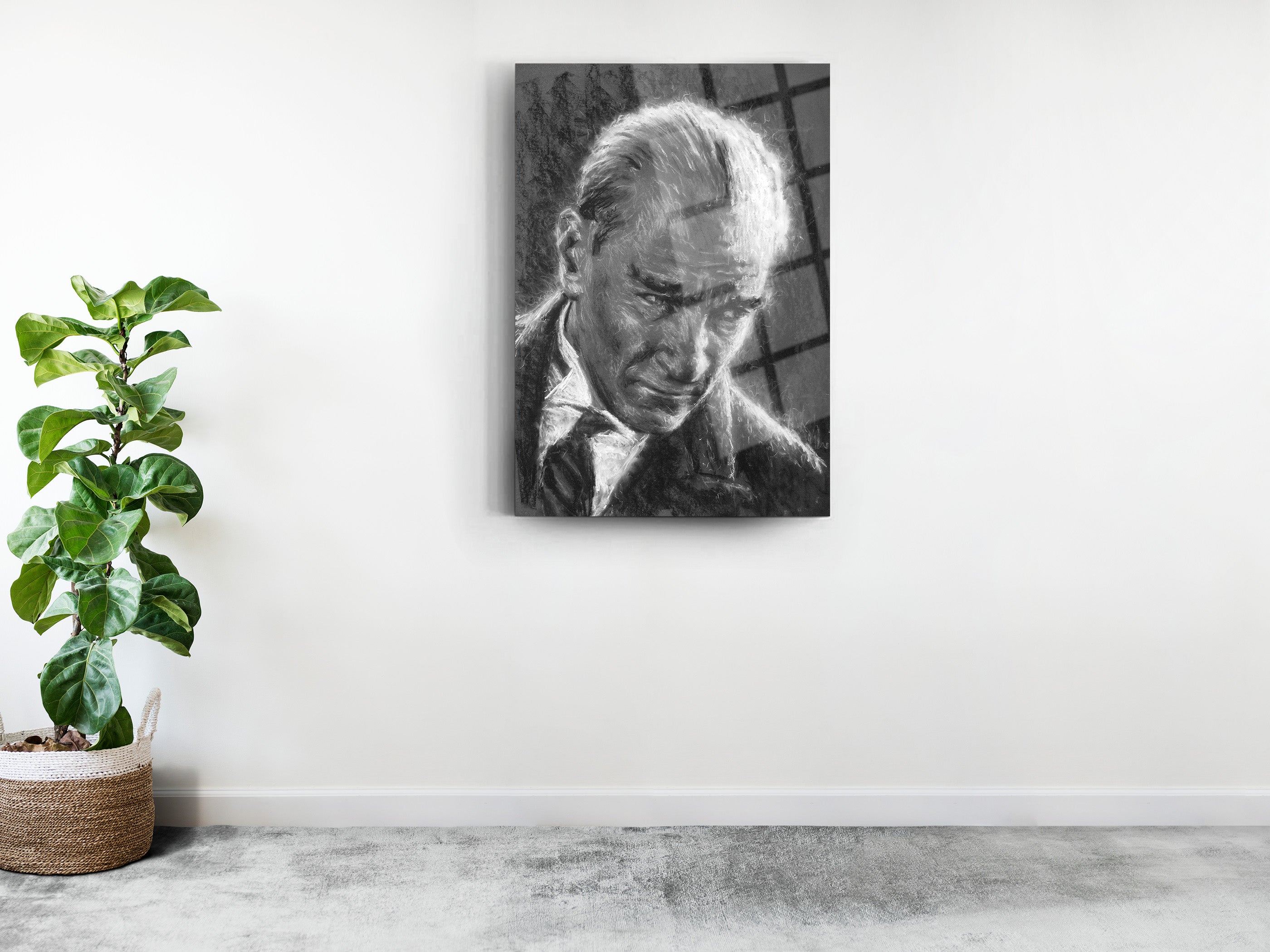 Atatürk Cam Tablo 77