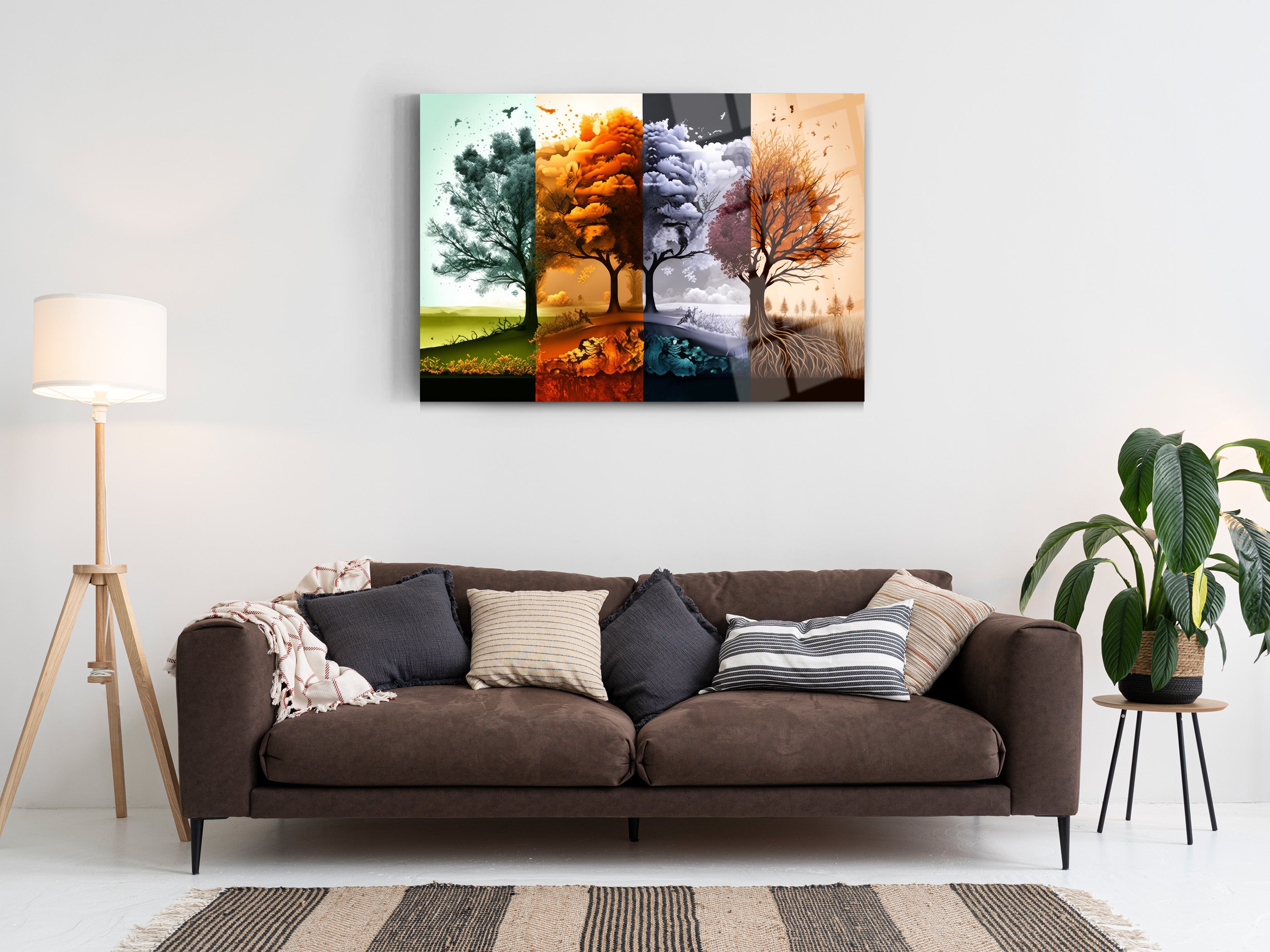 Dört Mevsim Cam Tablo