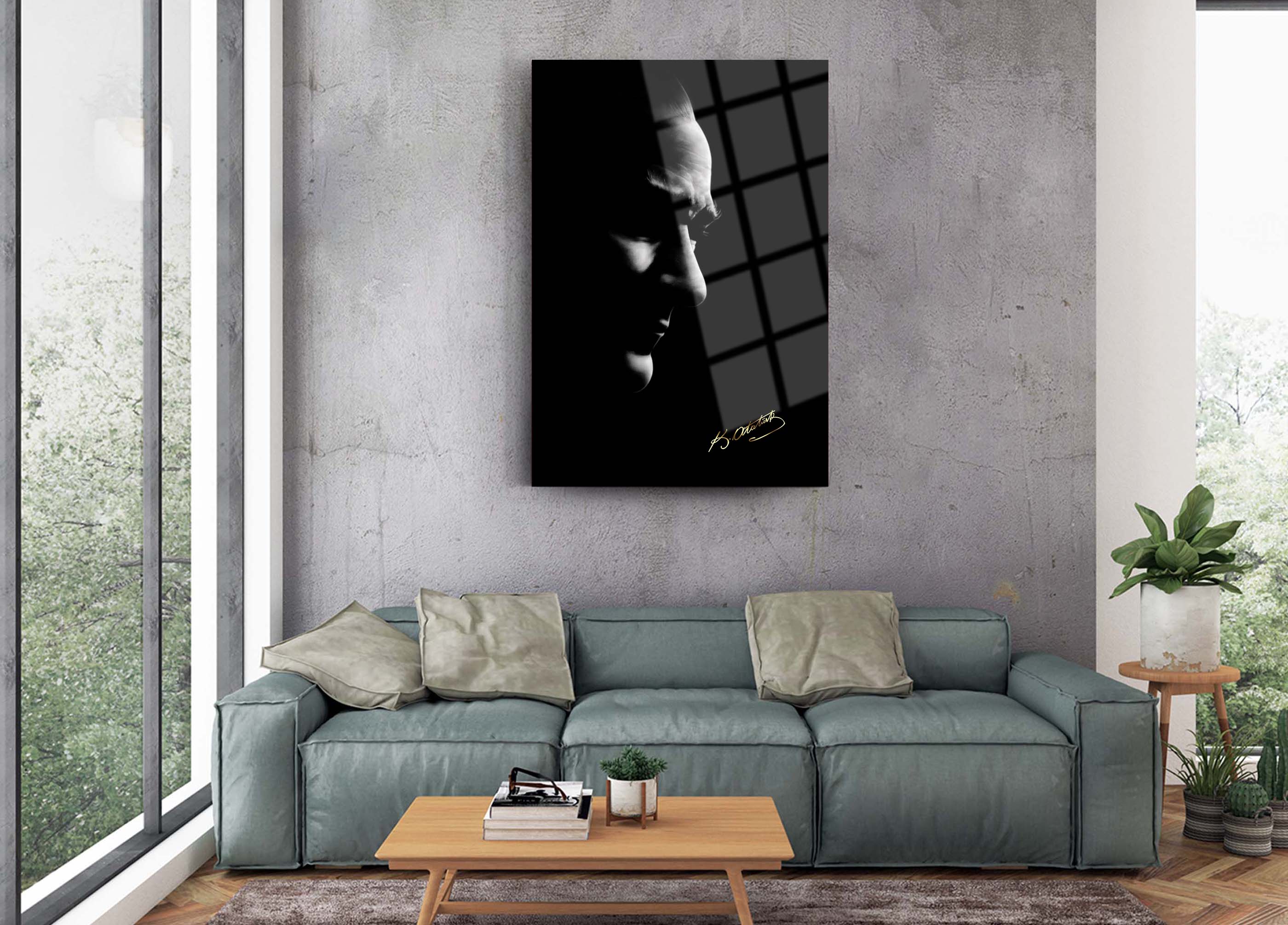 Atatürk Cam Tablo 62
