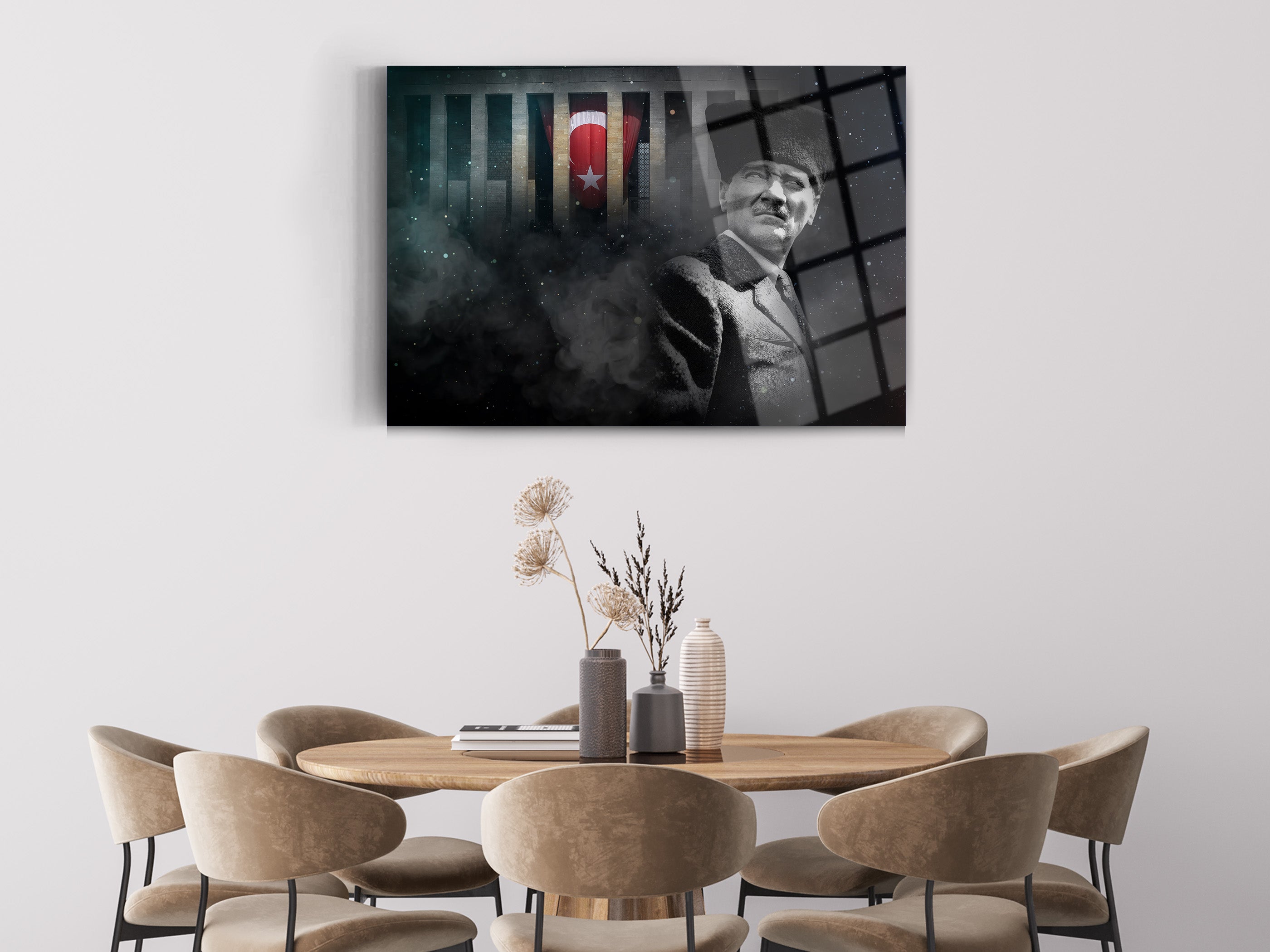 Atatürk Cam Tablo 86