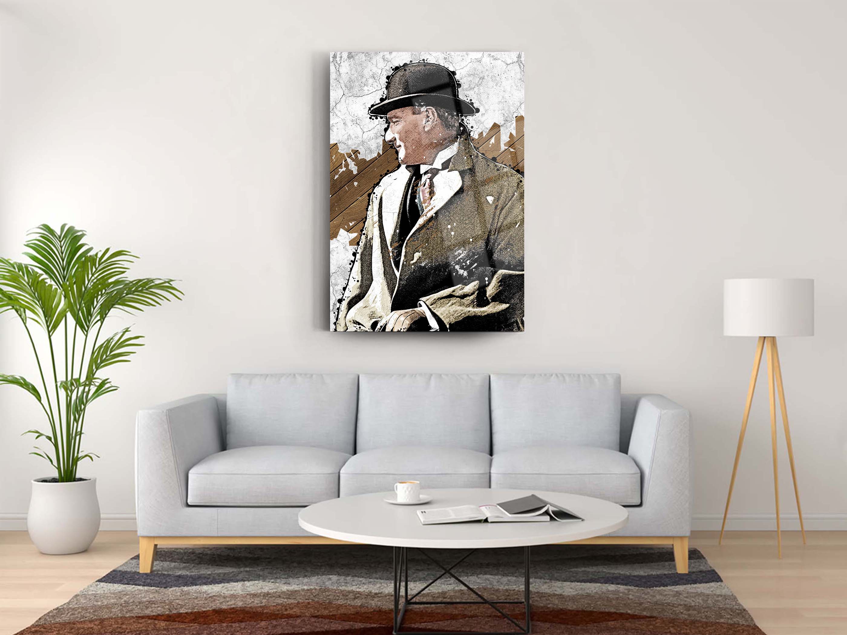 Atatürk Cam Tablo 93