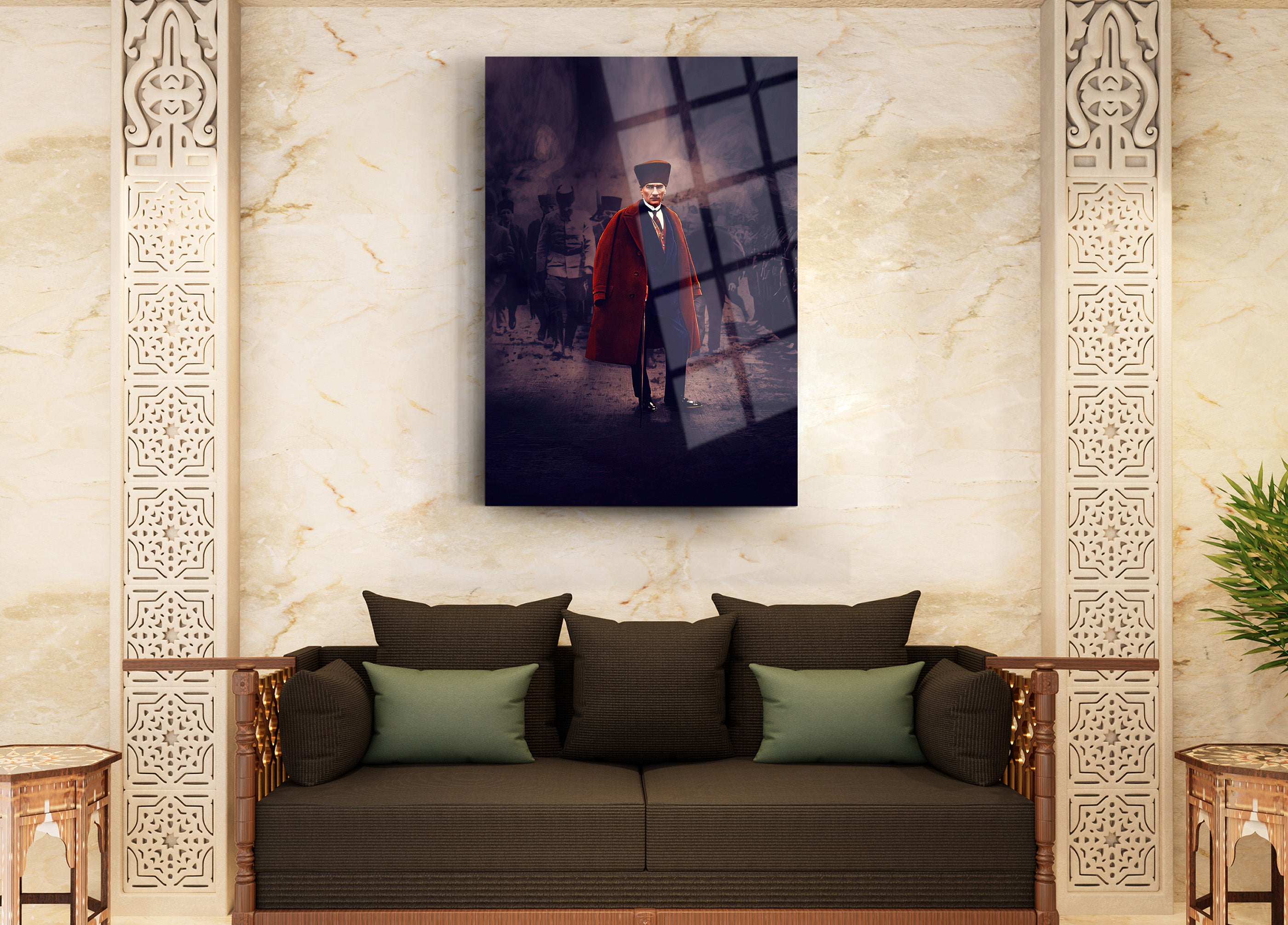 Atatürk Cam Tablo 87