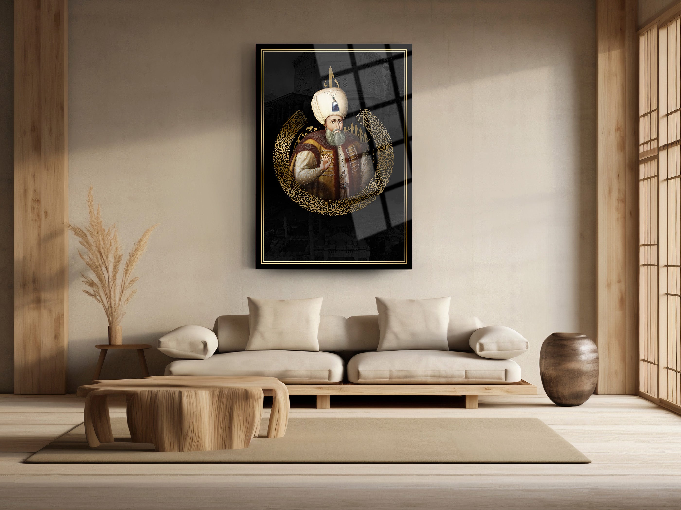 Kanuni Sultan Süleyman Cam Tablo