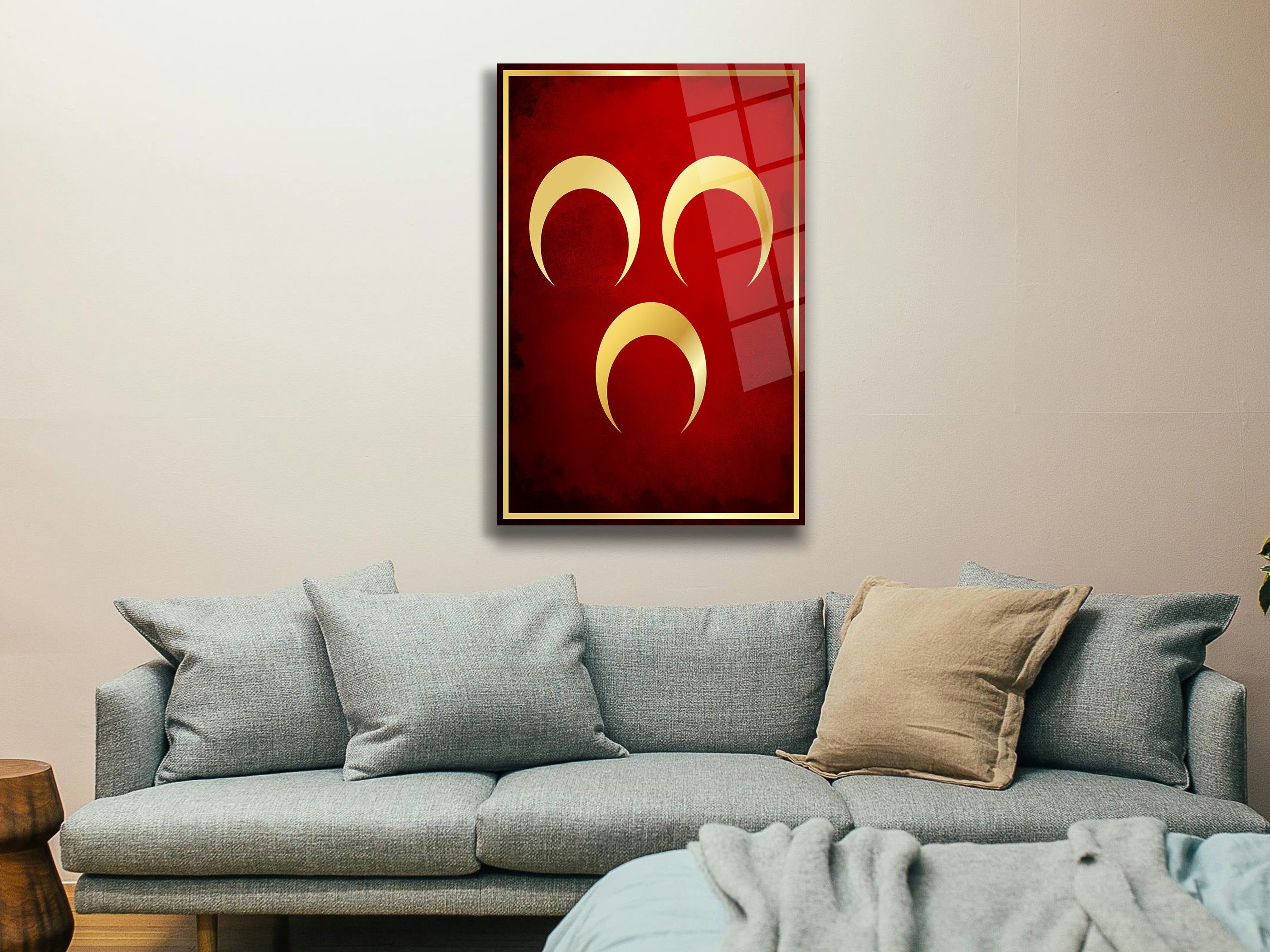 Üç Hilal Cam Tablo