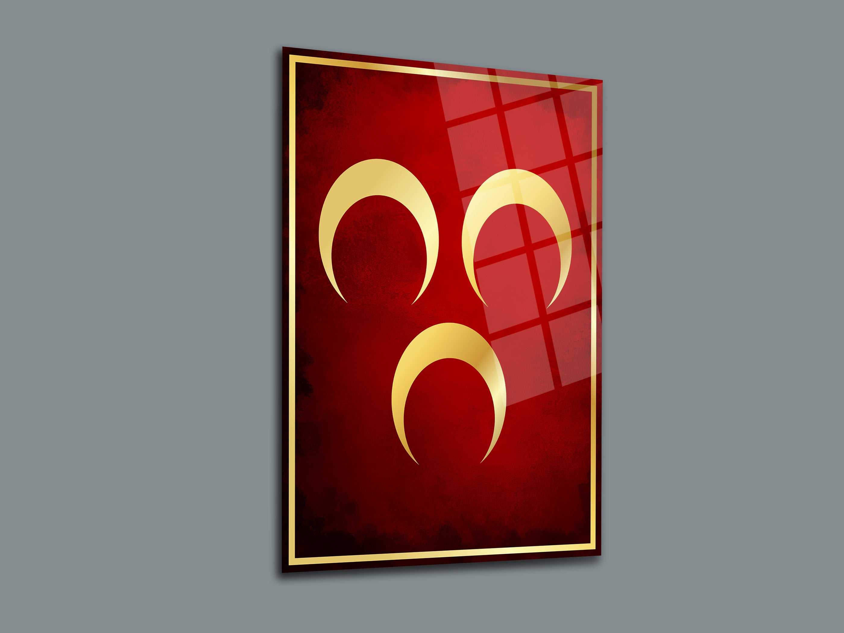 Üç Hilal Cam Tablo