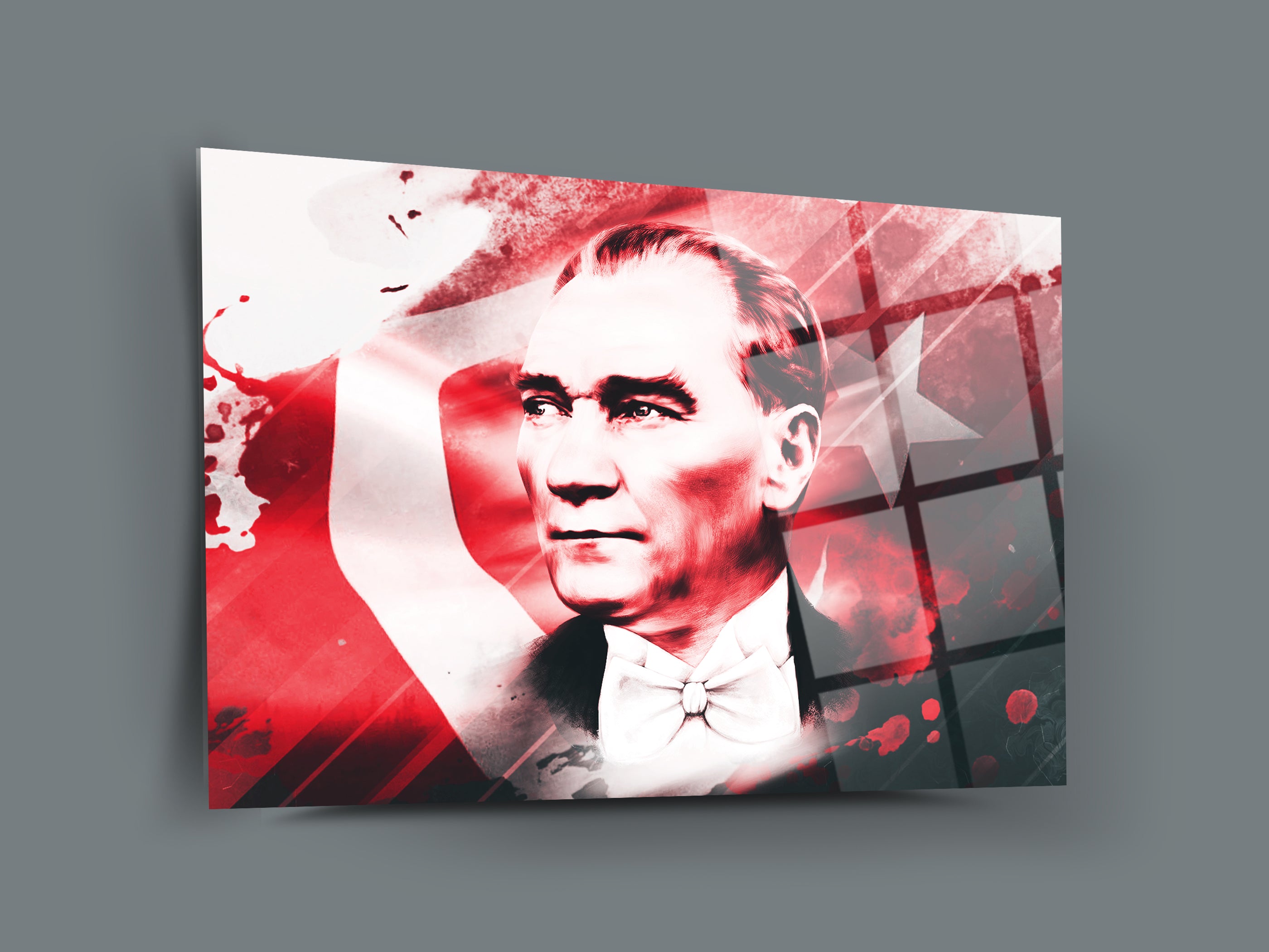 Atatürk Cam Tablo 106