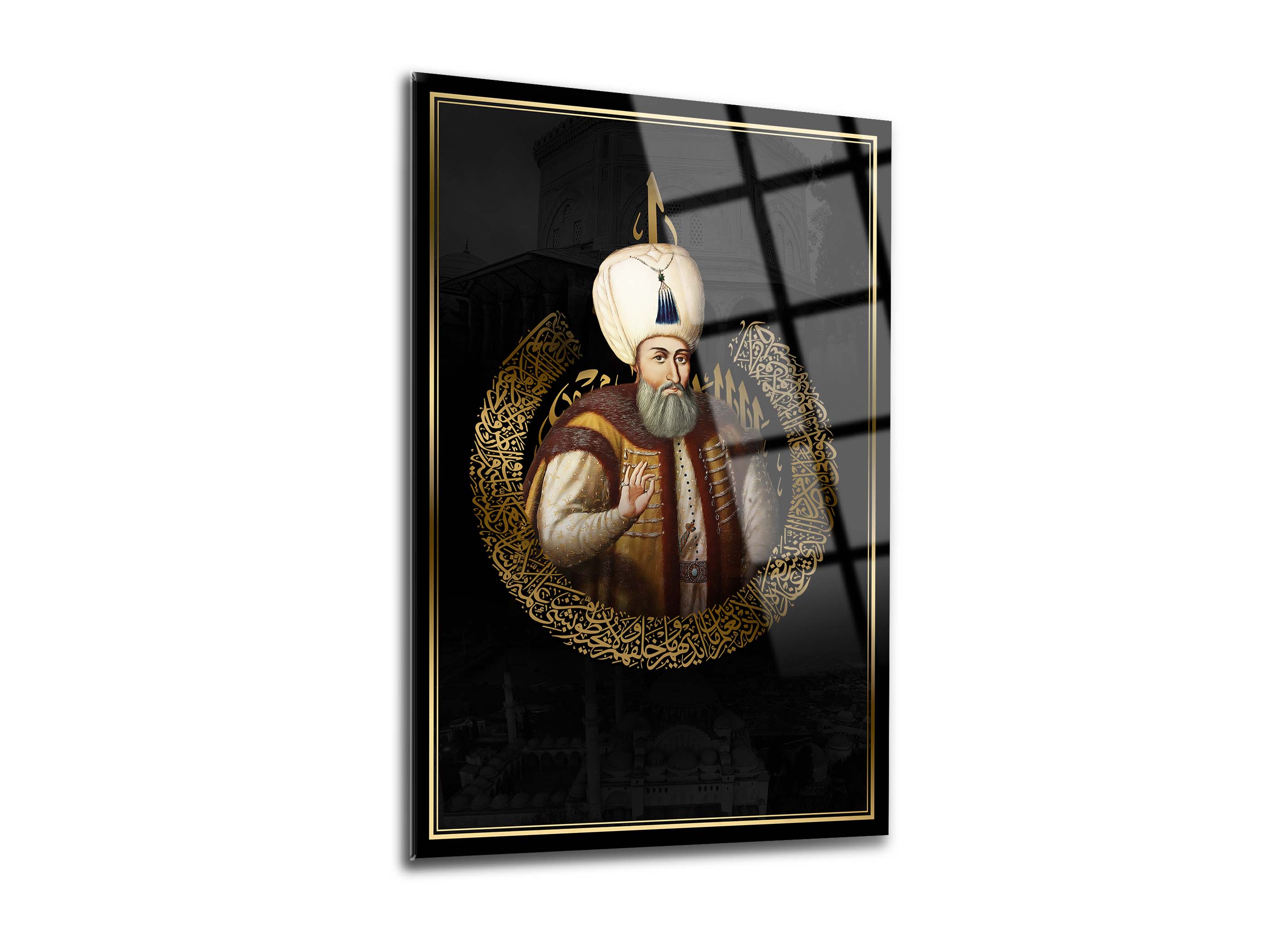 Kanuni Sultan Süleyman Cam Tablo