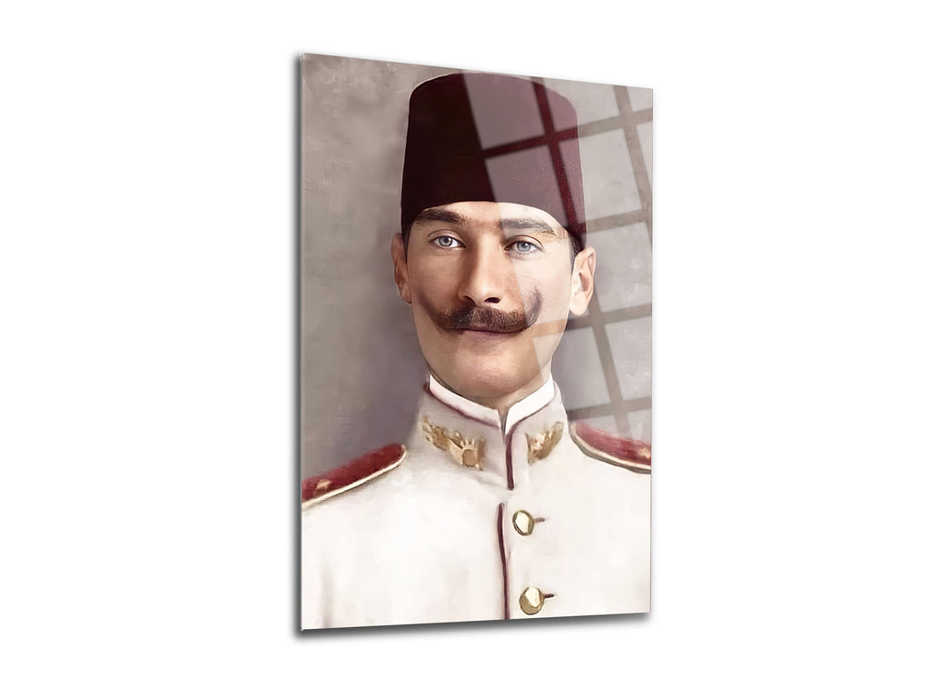Atatürk Cam Tablo 100