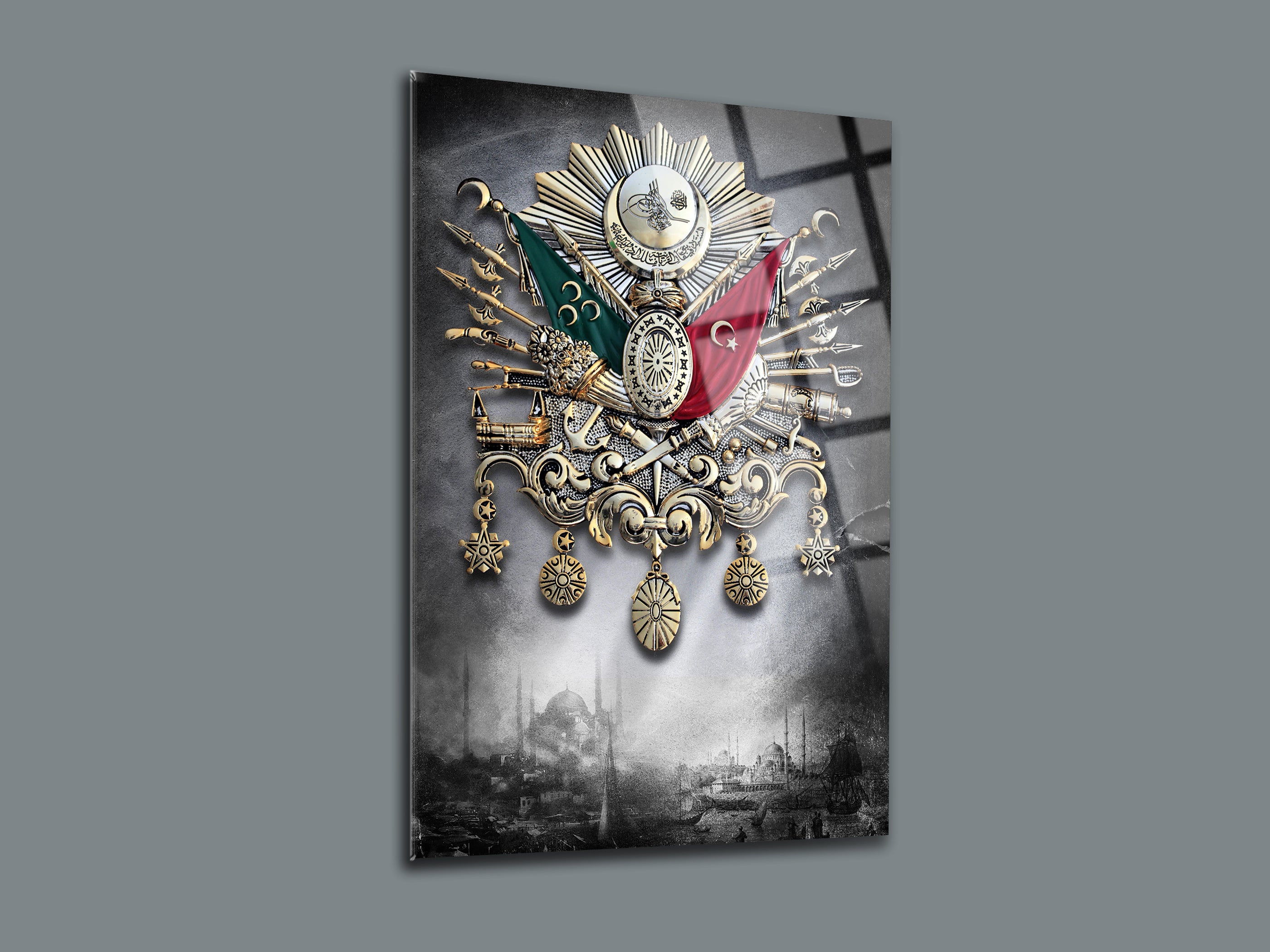 Osmanlı Tuğrası Cam Tablo 1