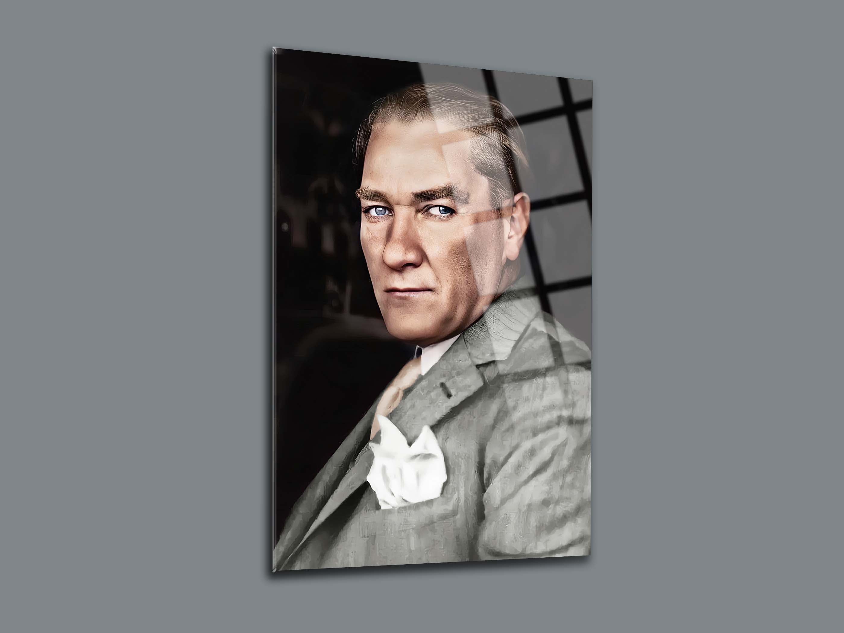 Atatürk Cam Tablo 96