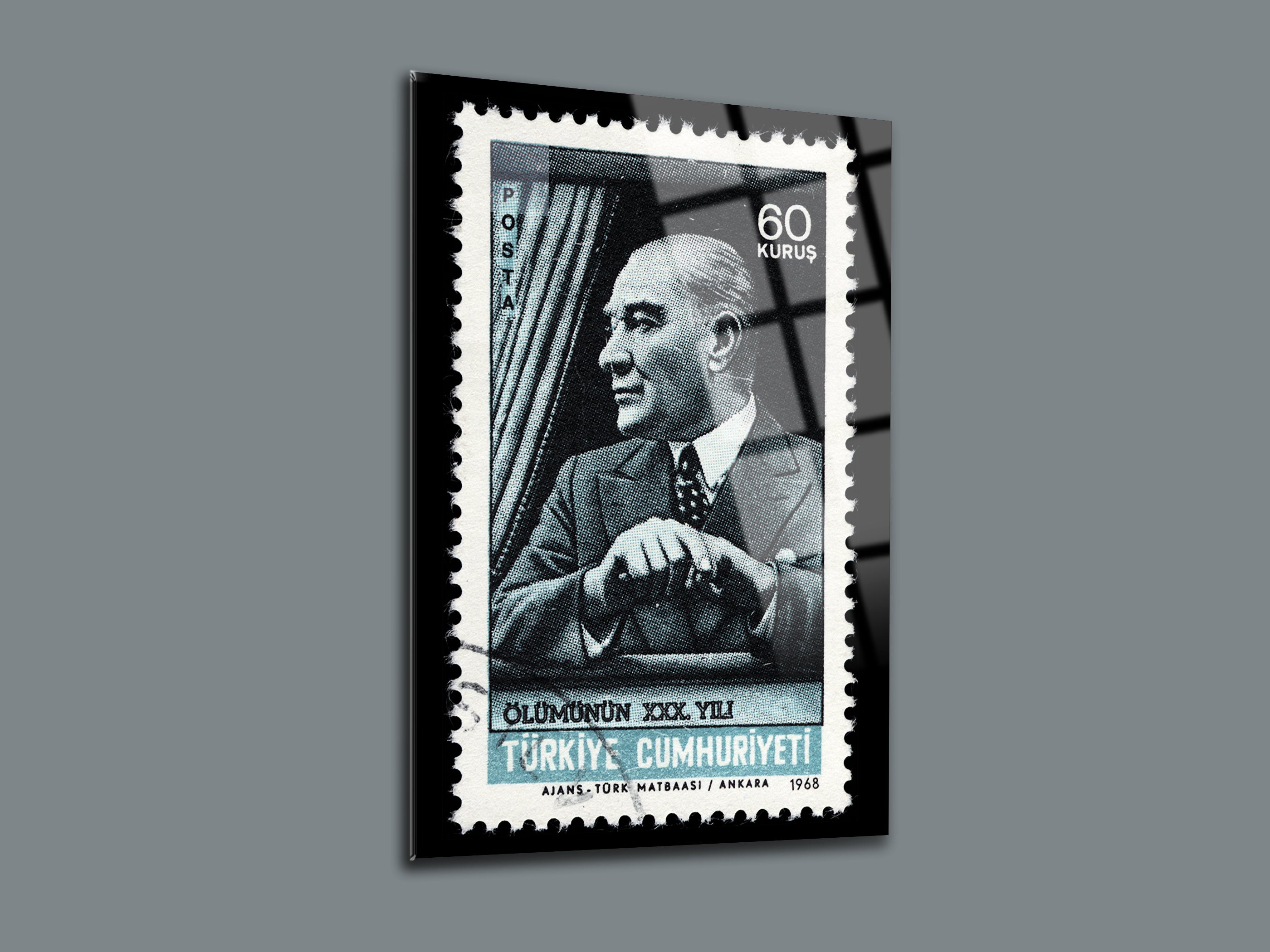 Atatürk Cam Tablo 112