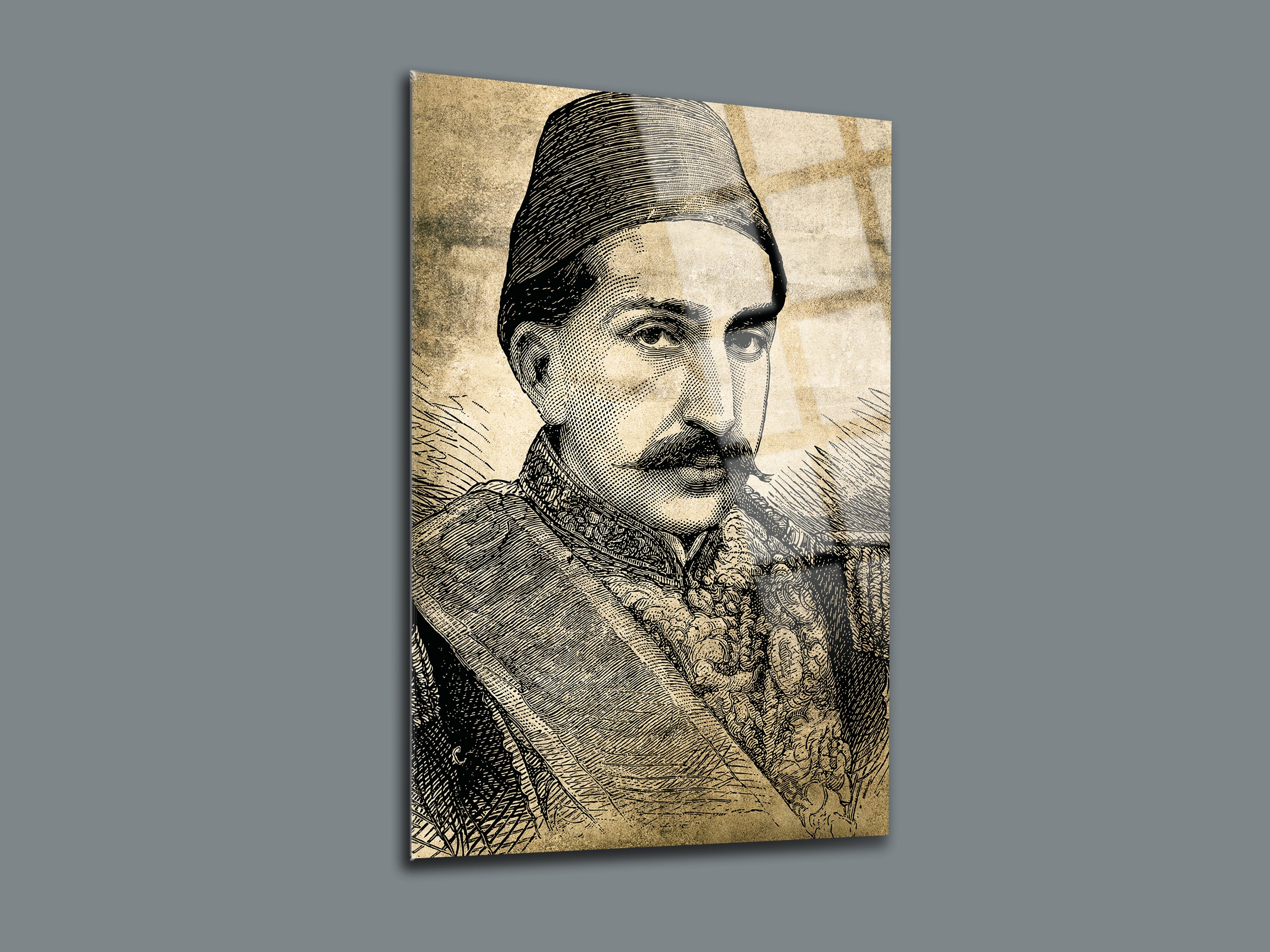 Abdülhamid  Han Cam Tablo