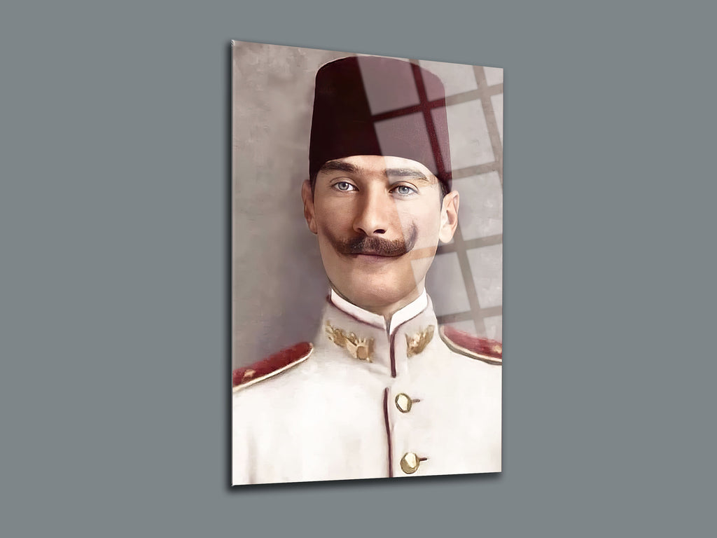 Atatürk Cam Tablo 100