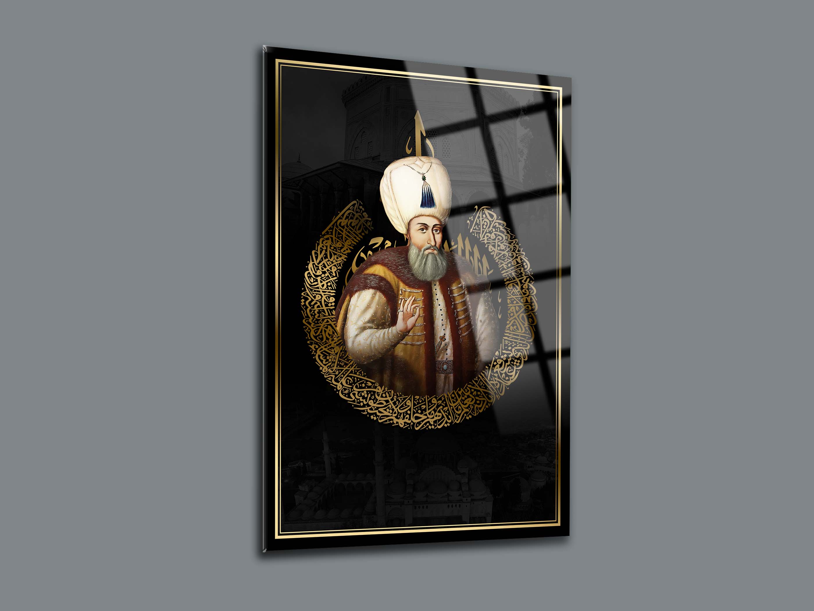 Kanuni Sultan Süleyman Cam Tablo