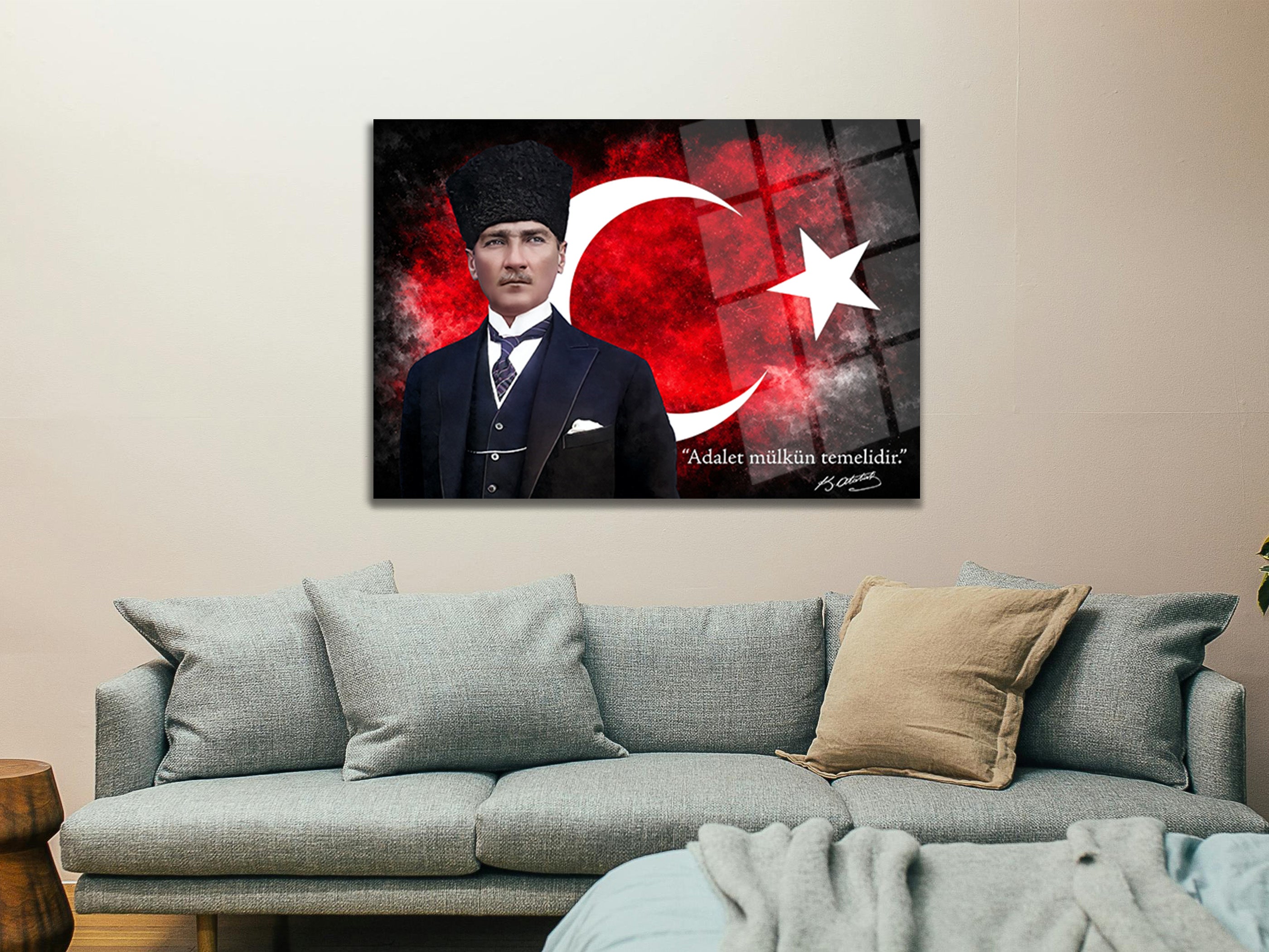 Atatürk Cam Tablo-284